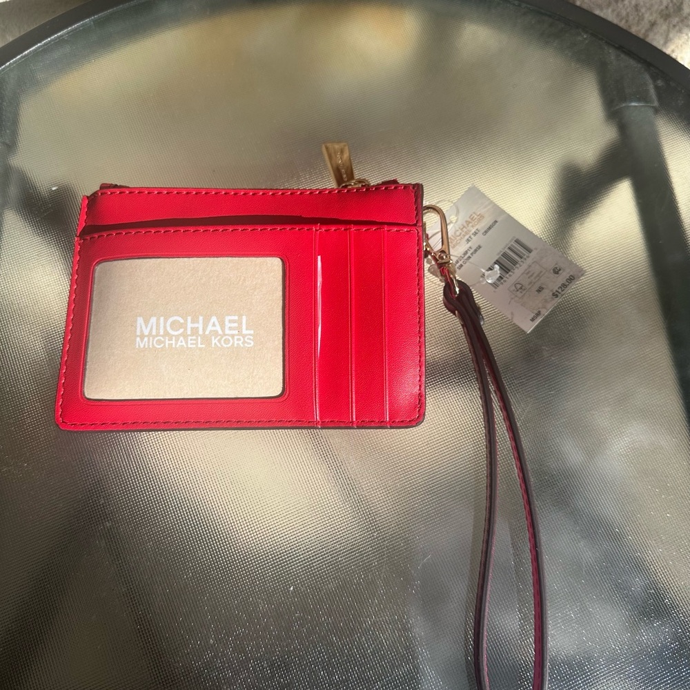 Michael Kors Crimson Coin Purse
